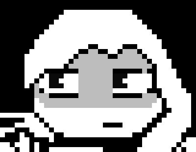 [8d9029] *looking up at her due to being smol.* Hey.