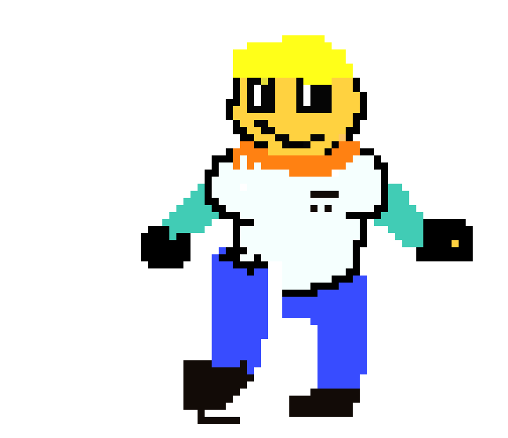 [9664c4] My Undertale Sprite step 1