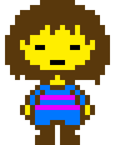 [6d74d1] My take on a Frisk Sprite v. 2