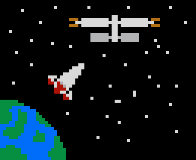 [9664c4] Pixel Earth Logo