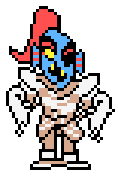 [9664c4] Undertale Undyne Melt 3 In-Game Sprite