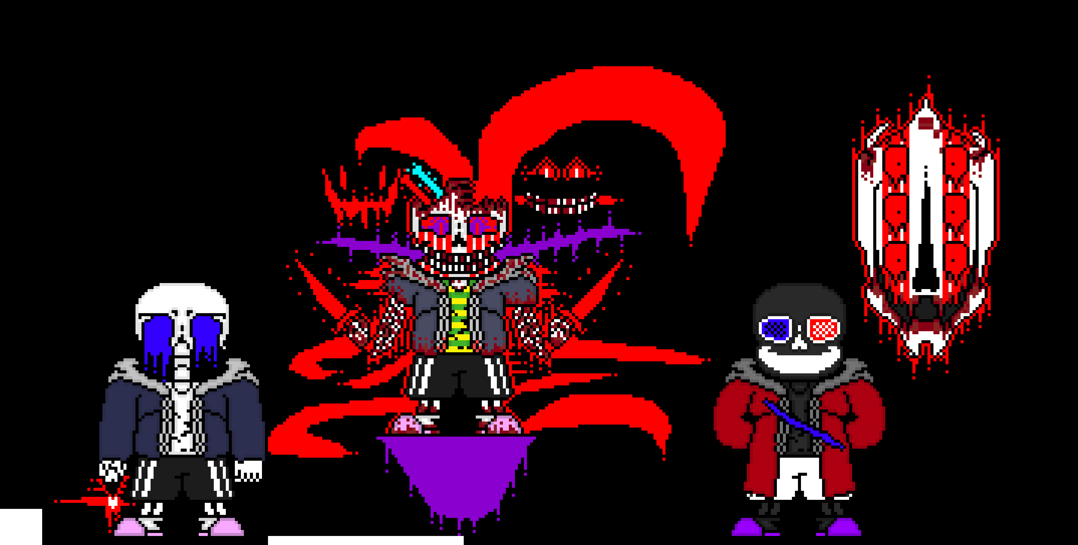 [e8cb42] Terror Took all the hits since he can tank them and they cant (but Inversuion slashed him self because he is inverted him getting hurt makes him more powerfull