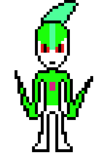 [9664c4] Gallade Pixel Art