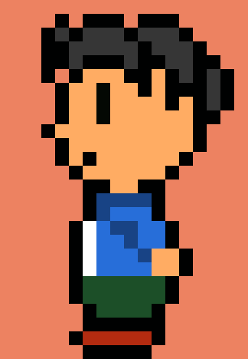 [14f302] Casual Me Facing Left - Standing