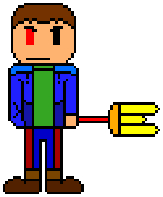 [d6b045] *Blocks the bullets*