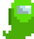 [1a18a3] Lime Ghost [Among Us] (LunaSilverPelt
