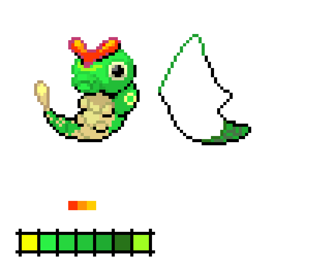 [9664c4] Caterpie, Metapod, and Butterfree