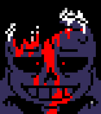 [7ce906] Pffft- *(He'd try to keep back his laughter.) -HorrorTale Sans