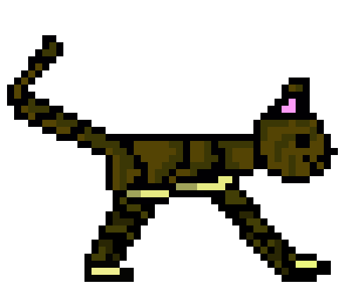 [702308] kitty walking