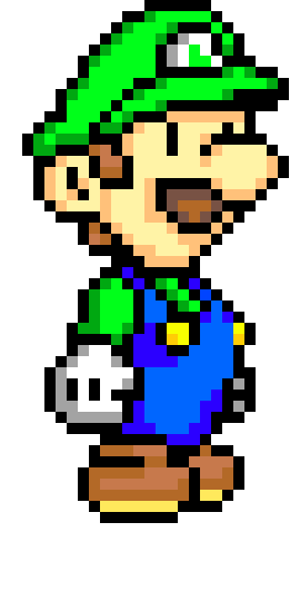 [9fa88c] *Luigi appears out of a pipe* OH YEAH!  - luigi