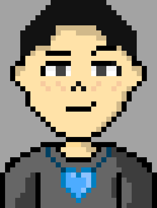 [90896a] *He stopped a moment, then moved his hand so it was on top of Boarder's head instead.* ... I can't say no to that face. Even if the eyes are throwing me off. *He then opened both arms, inviting Boarder to hug him.* Come here.