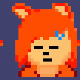 [d8d976] *Hangs upside down off a tree branch and sleeps* -Foxlya/Foxy/Gast