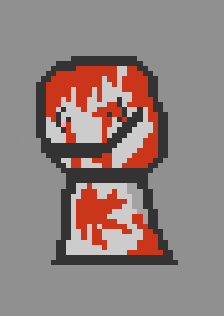 [1238d9] *he'd take his mask off* Opheebop, I'm sorry for looking like this. When you left me again, I felt immense pain and stabbed myself in the face multiple times...I really just couldn't stand it... [Bob]