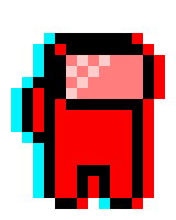 [741690] *Glitches behind cyan and pickes him up, Freezing him in place* -Ben