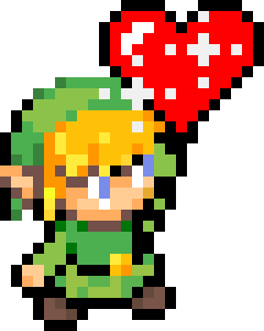 [3ed3a5] link heart container