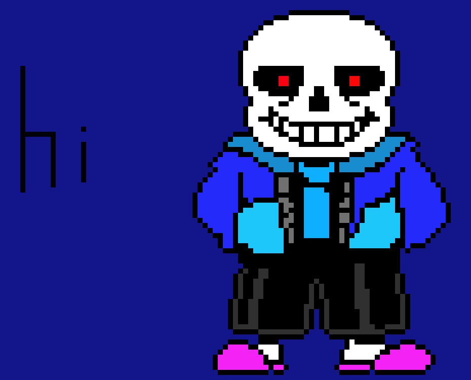 [4bb1ed] hi - dark Sans