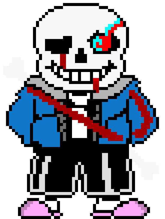 [6353aa] Underwards - hamster bloody Sans Battle Sprite V2