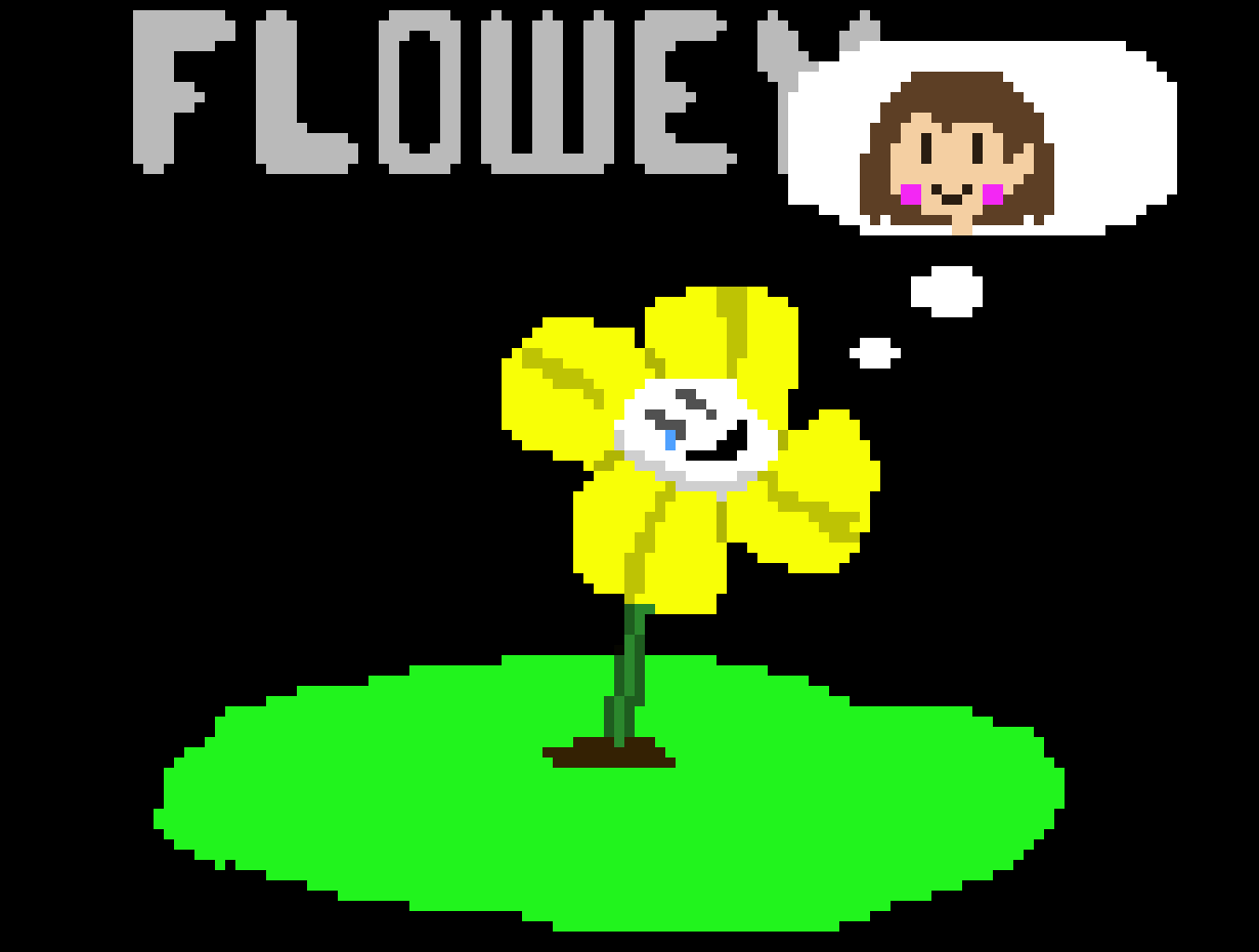 [9664c4] Flowey Fan Art