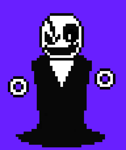 [2ef55a] Gaster-*Takes notice of Creator*Oh a Sans,nice to meet you*Accepts the handshake*