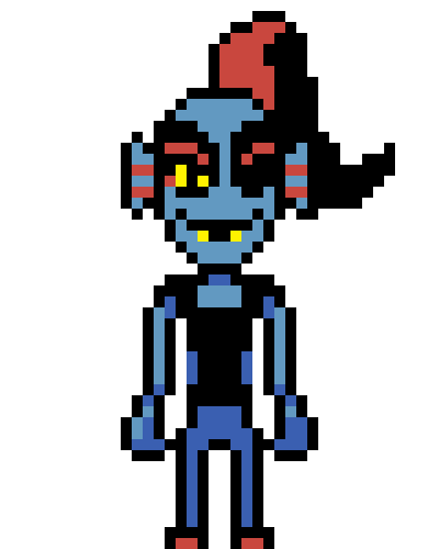 [a74697] Undyne Overworld Sprite