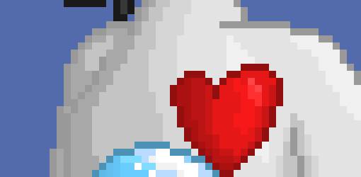 [f7c573] *Gray looked at the heart that is now on her chest*