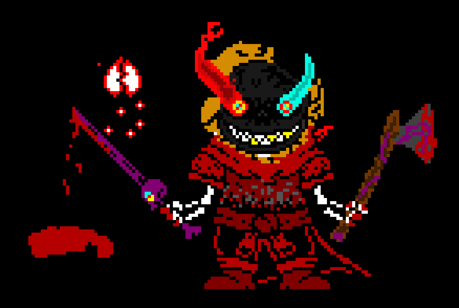 [c66b1a] HardDustDustTrustHorrorHorrorFell sans v3ツ