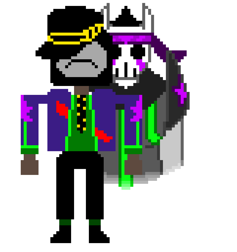 [2fcb16] Yoshikage!ODST: ! *He jumped back into the air And makes a shield to block the beams*