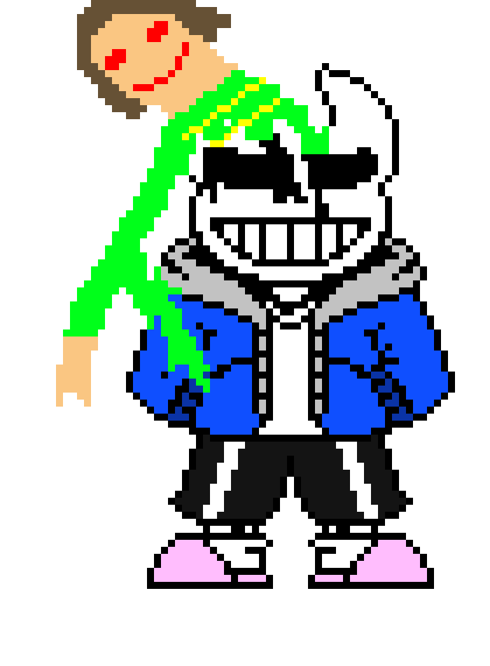 [ae61c8] Using my Ink powers I have deduced that this monster is none other than an amalgamate chara! -pepo