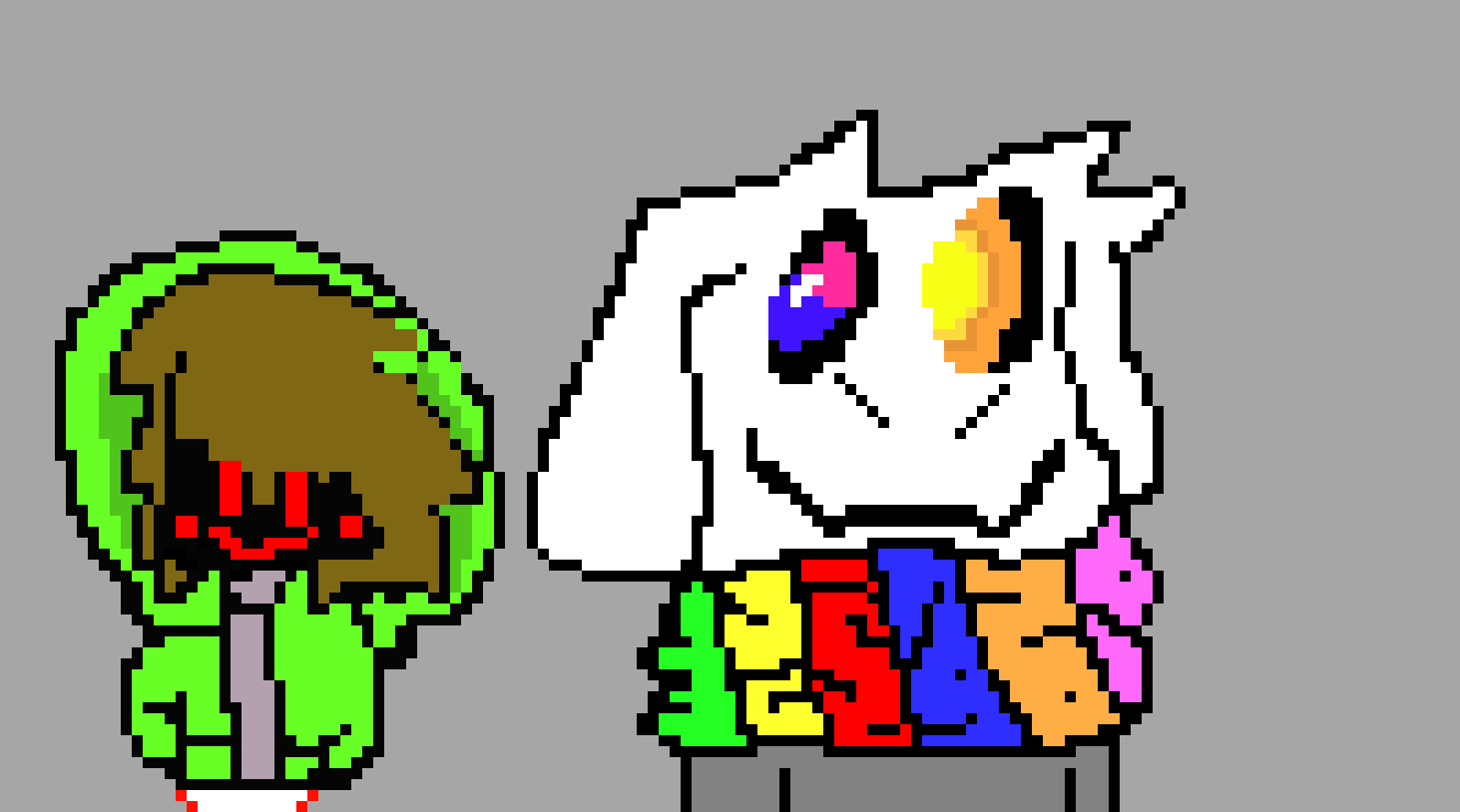 [49ee58] DustHope Asriel (My Take ·v·)