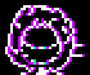 [90896a] I know you gave me this sprite on New Year's, so I shouldn't have to ask this but I just prefer having clear permission. Would you care if I colored it in? Mostly I just want to fill it in with white, I think I've thought of something I can do with it if I do so. | -Chris