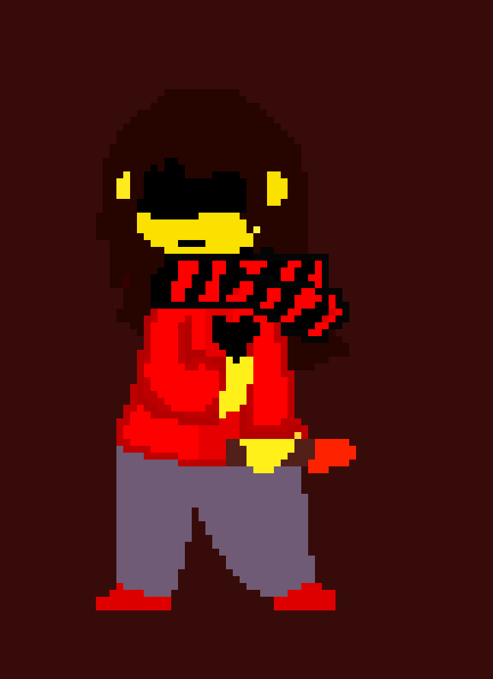 [904ba9] Dark chara text were are u why are u not here chey text well I mostly ran out magice and I am trying to rest to have engough on chat chara k see ya then puts away phone walks around