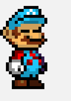 [855695] stabs self with a knife and starts to bleed and die and falls in the rubble)