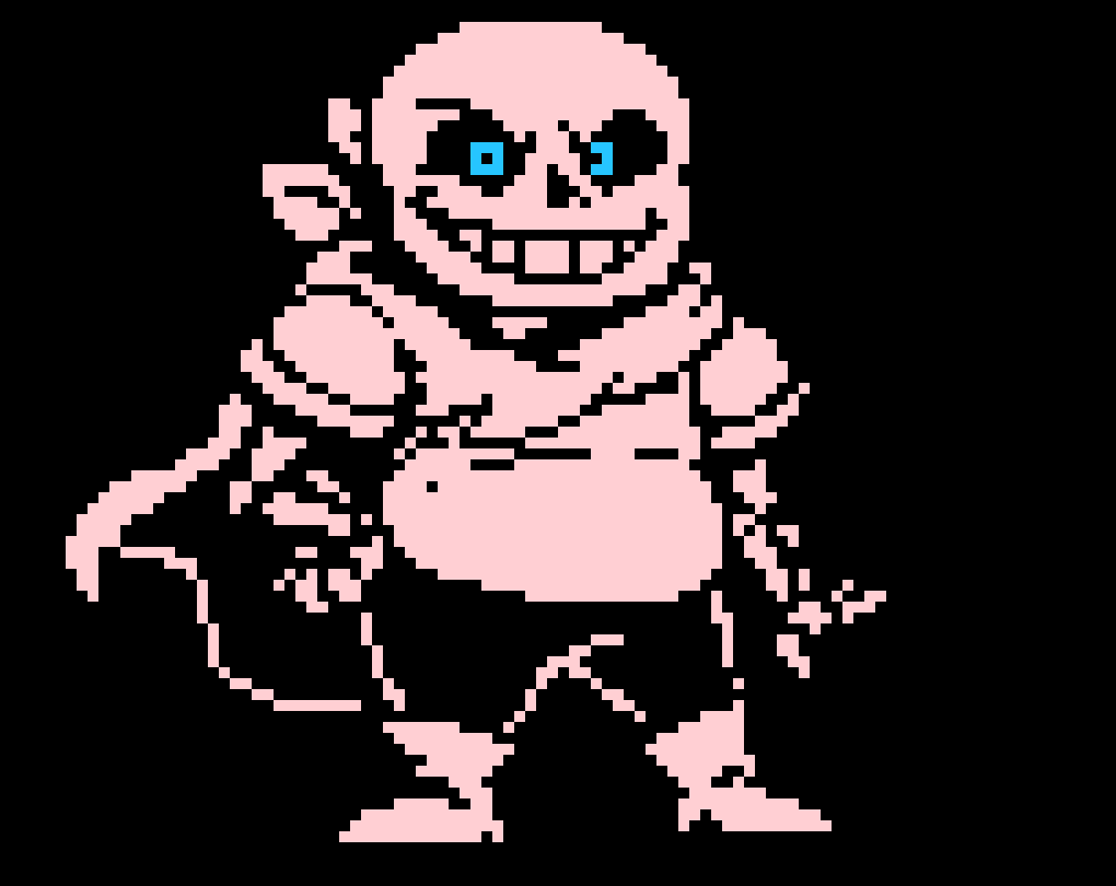 [a615c9] sans: its hard to notice, but if you look in the original sprite, something here seems off with the head (and the scarf is just a really tiny mistake