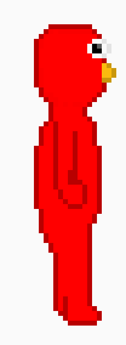 [a79e3c] so, a friend tried doing elmo and i tried making it look a bit better without changing the design to much - Jade 