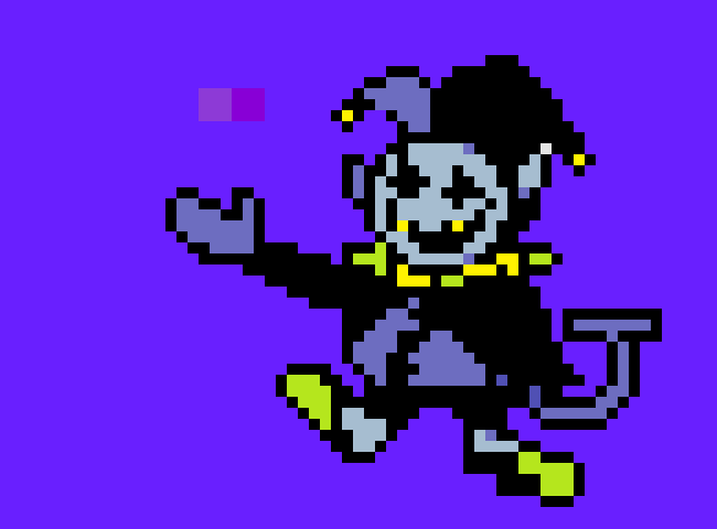 [970cdd] Jevil-(Ah yes Tigerstar a once great warrior and a bad cat who became leader just to have all nine lives taken by a "Kittypet")