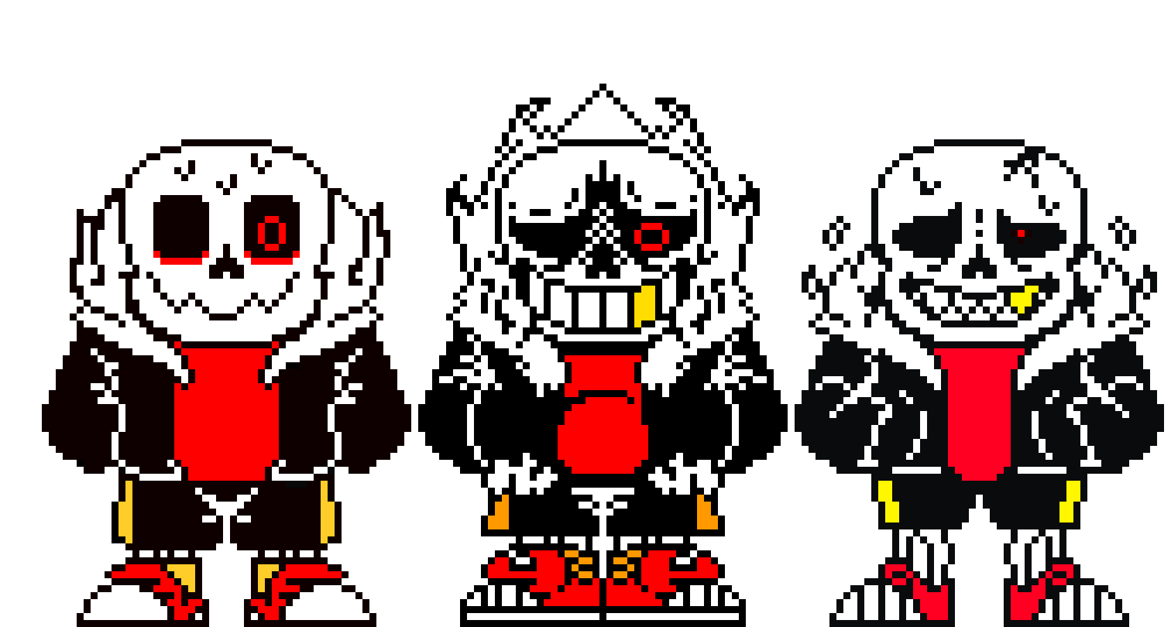 [f38a0a] All Canon Underfell Sanses.