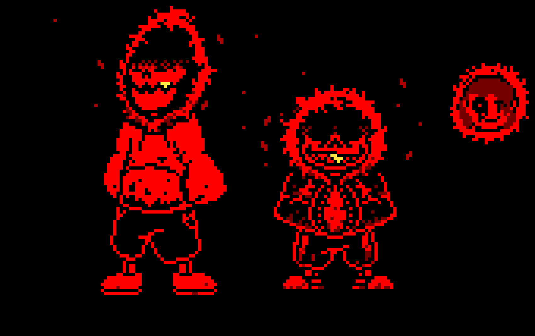 [73460e] Sans: I kno chara looks rly bad but, i tried xd