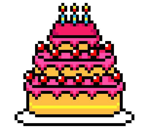 [9664c4] Pixel Treat (cake)