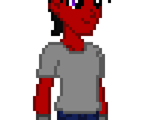 [2472ab] MLP EQG OC - Adam Krimzon, older brother of Rhys Krimzon, Idle