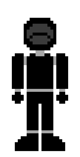 [25d002] *He Points his Rifle at the figure, pulling out a lantern* Who dares disturb me and me crew?