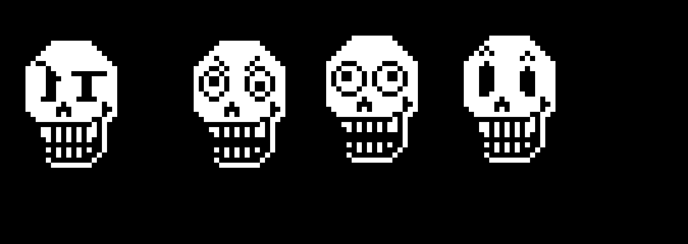 [4fbda4] there is not a lot of papyrus faces for a sprite sheet-Evan