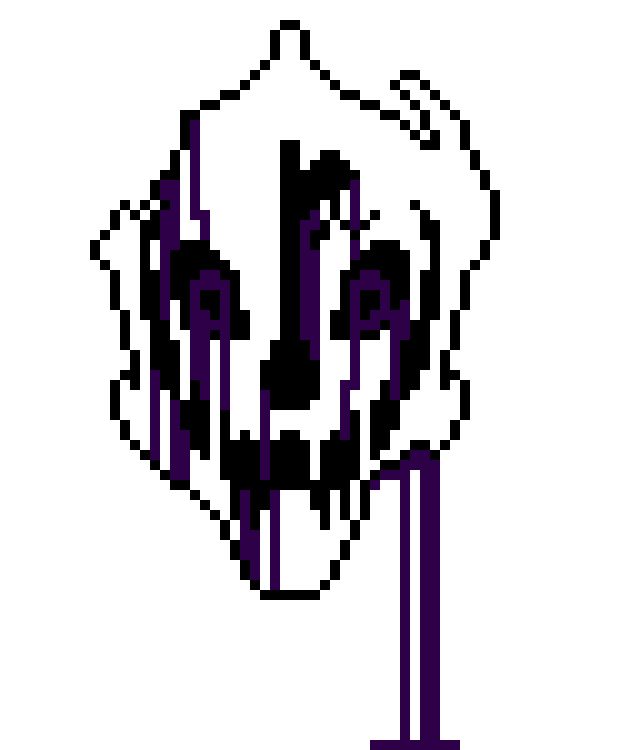 [bd8078] Gaster Blaster(Negive of Song!Tale Gaster Blaster)