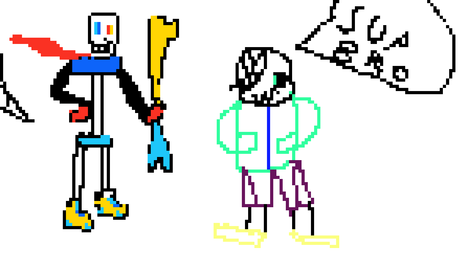 [9664c4] ubertale sans/papyrus