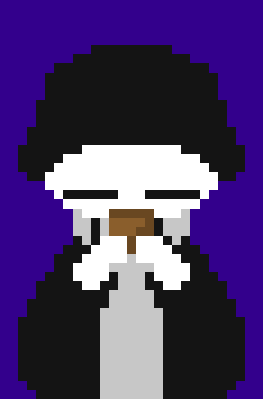 [10f492] By that, i meant an alternative universe me was a slime, i'm pretty sure he wore a black robe and sunglasses. nothing else.