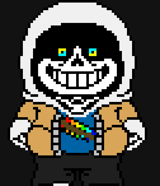 [b7b435] creator sans v2-*puts oreo in a safe place*there you go