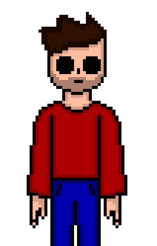 [48193a] Oh...no, I'm just too lazy to shave... -Adam