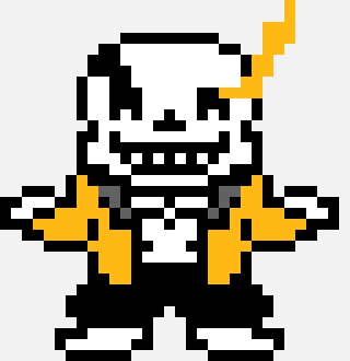 [dd8f05] UnderTale - Sans sprite sheet(isaac)
