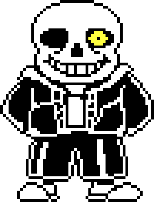 [baf04b] Sans Bad Time Eye (Yellow) | Undertale