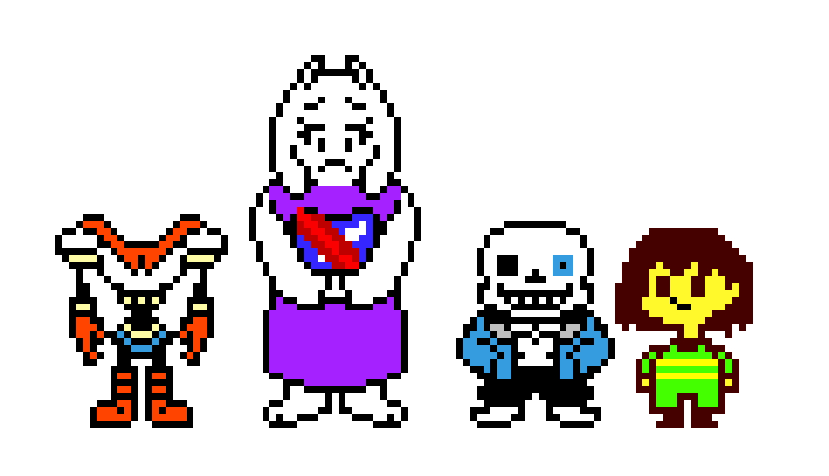 [9664c4] under tale characters (genocide path)