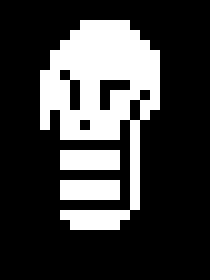 [a98b9e] i was making a random papyrus head attempt and rarely i imitated toby fox sprite style to the overworld sprite head of papyrus
